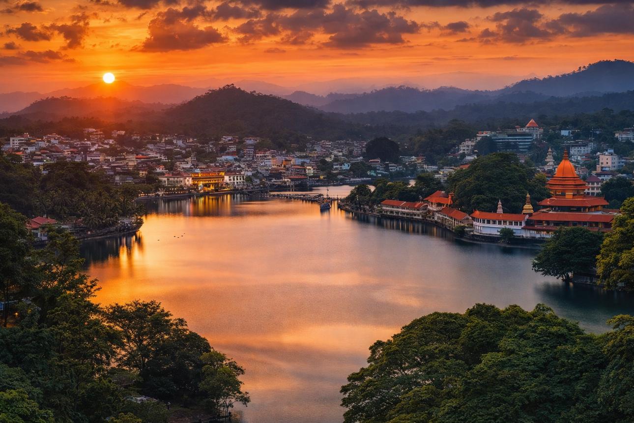 Pause Beside Kandy Lake